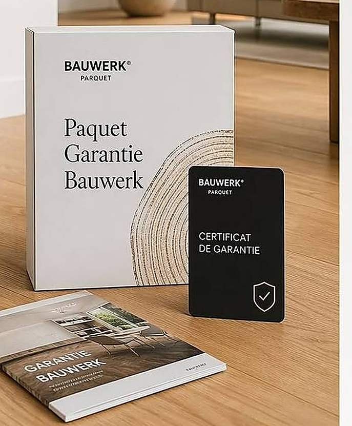 Le Paquet Garantie Bauwerk : coffret, certificat de garantie et livret d'entretien